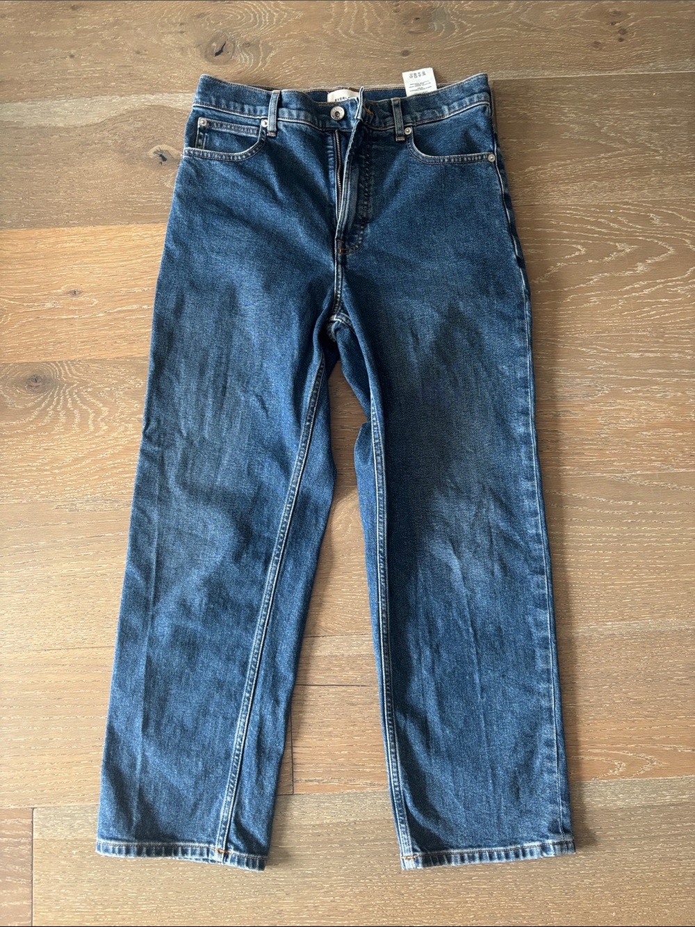 Everlane Women's Straight Leg Indigo Blue Jeans